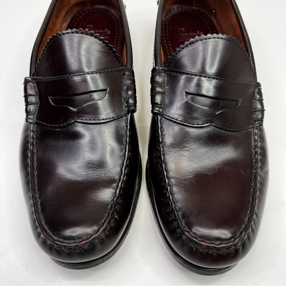 Allen Edmonds Kenwood leather loafers brown - 12E - Picture 3 of 10